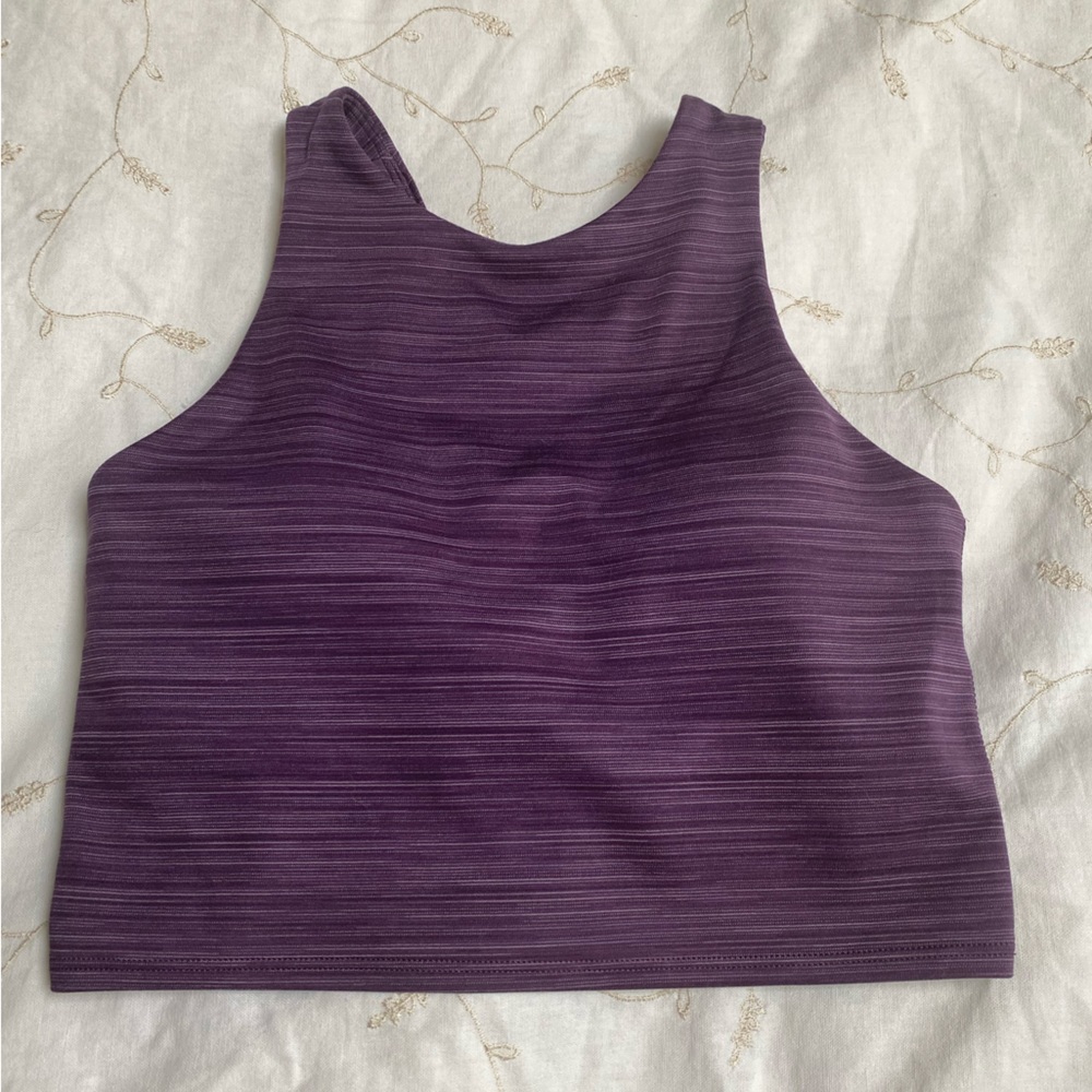 Athleta Conscious Space Dye Crop top (A-C cup)